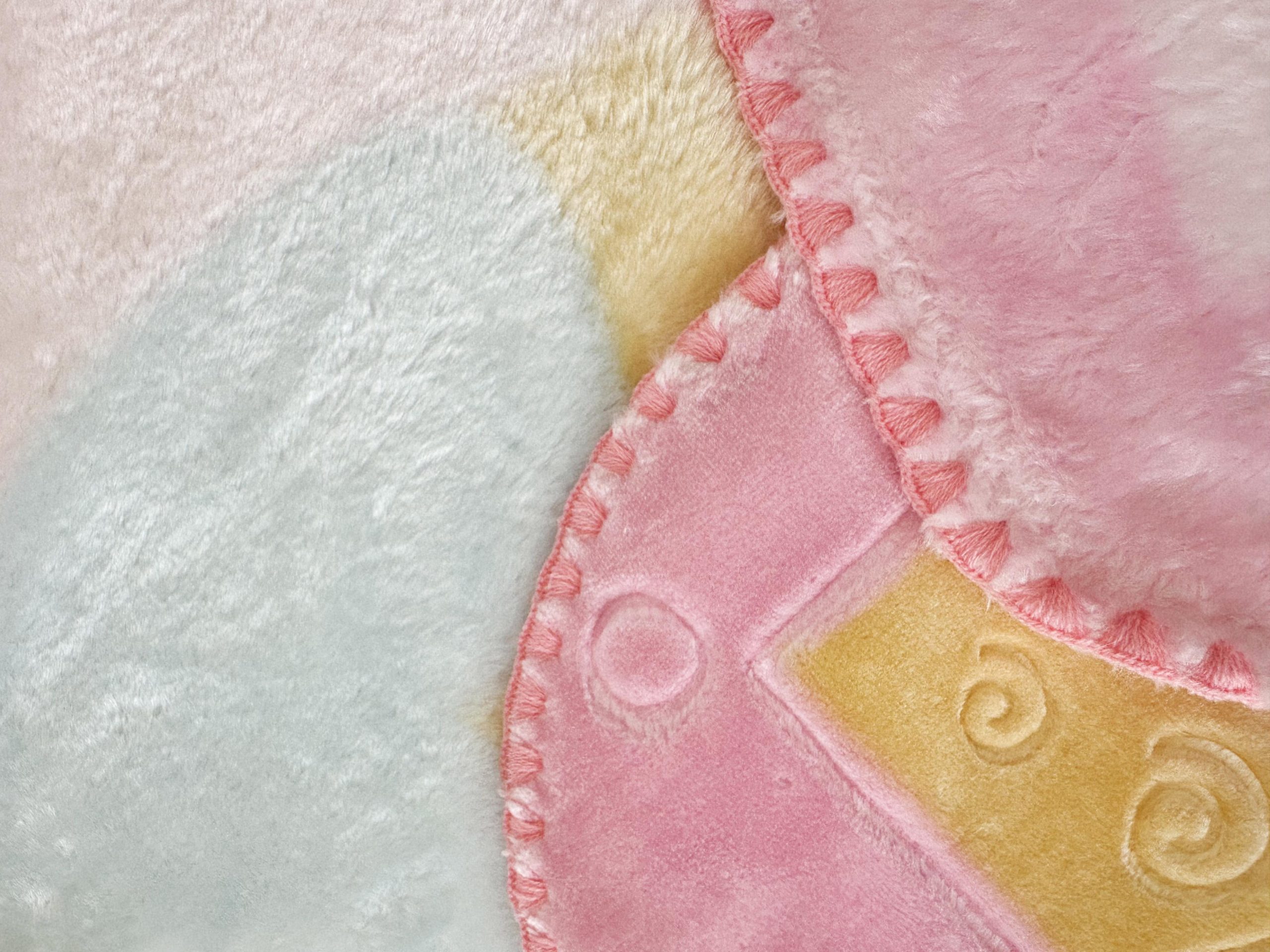 热气球印花压花毯子1